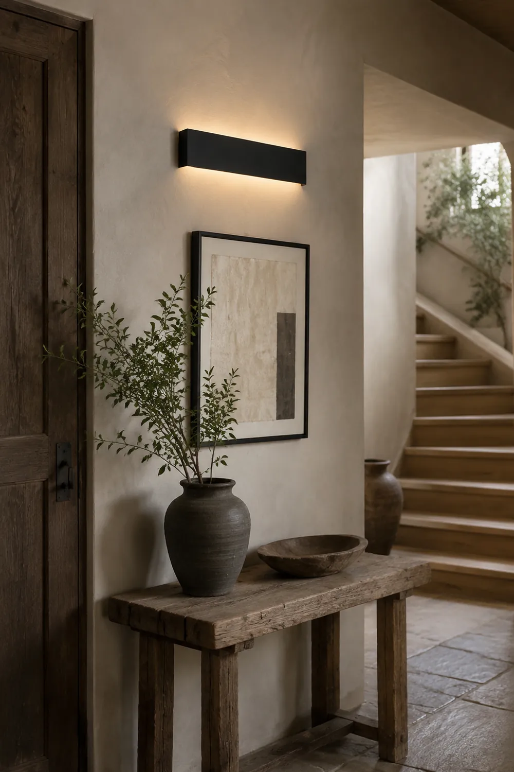 Edge Minimalist Rectangular Wall Lamp Black/White/Gold Bathroom - Lumpaz