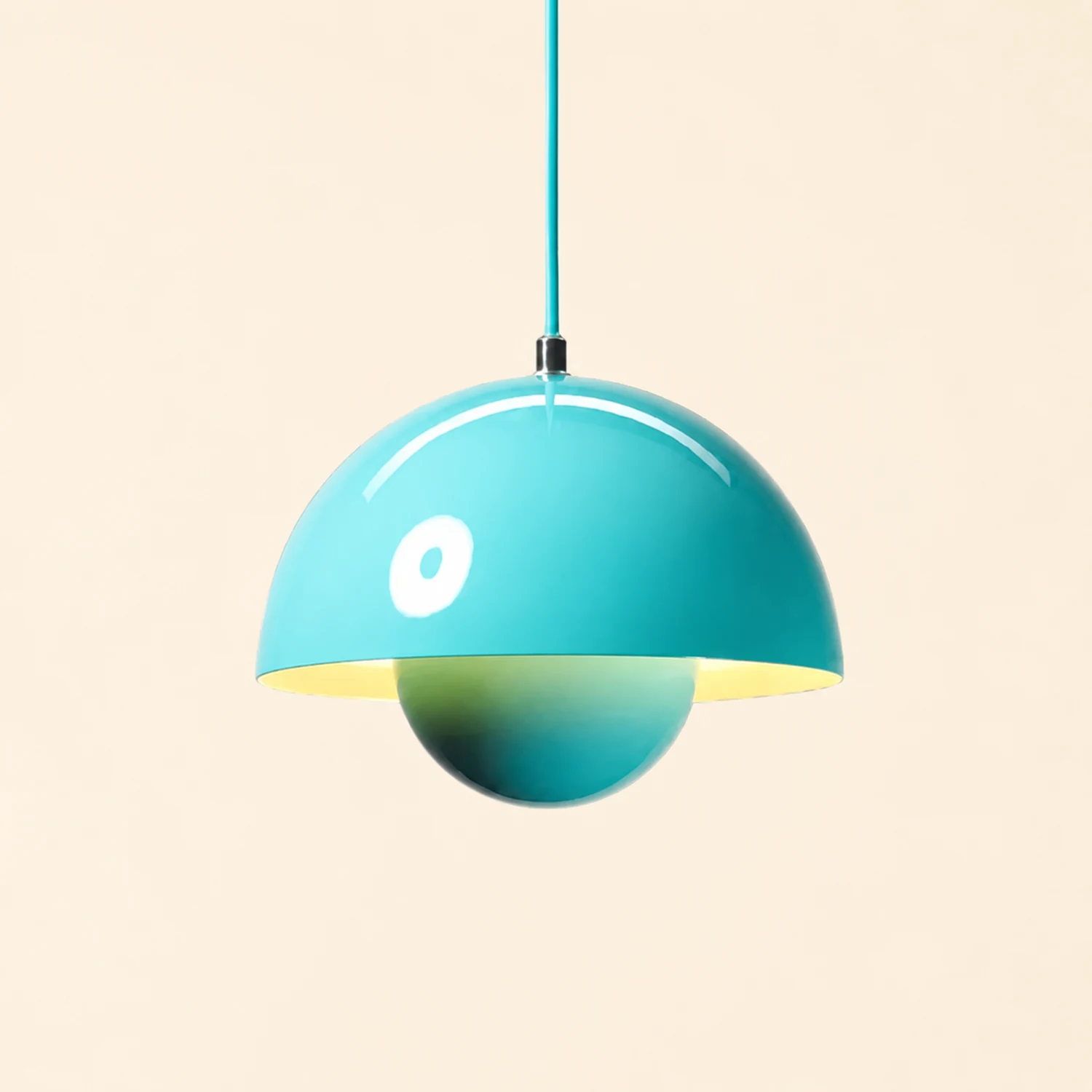 Morandi Modern Colorful Art Deco Pendant Light Metal Bedroom - Lumpaz