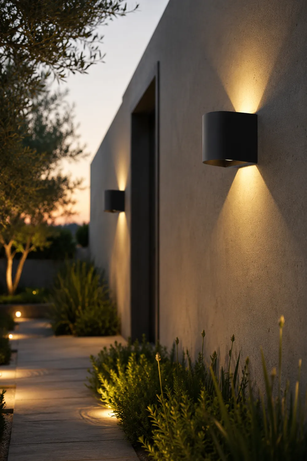 Orr Modern Cylinder Metal Outdoor Wall Lamp, Balck - Lumpaz
