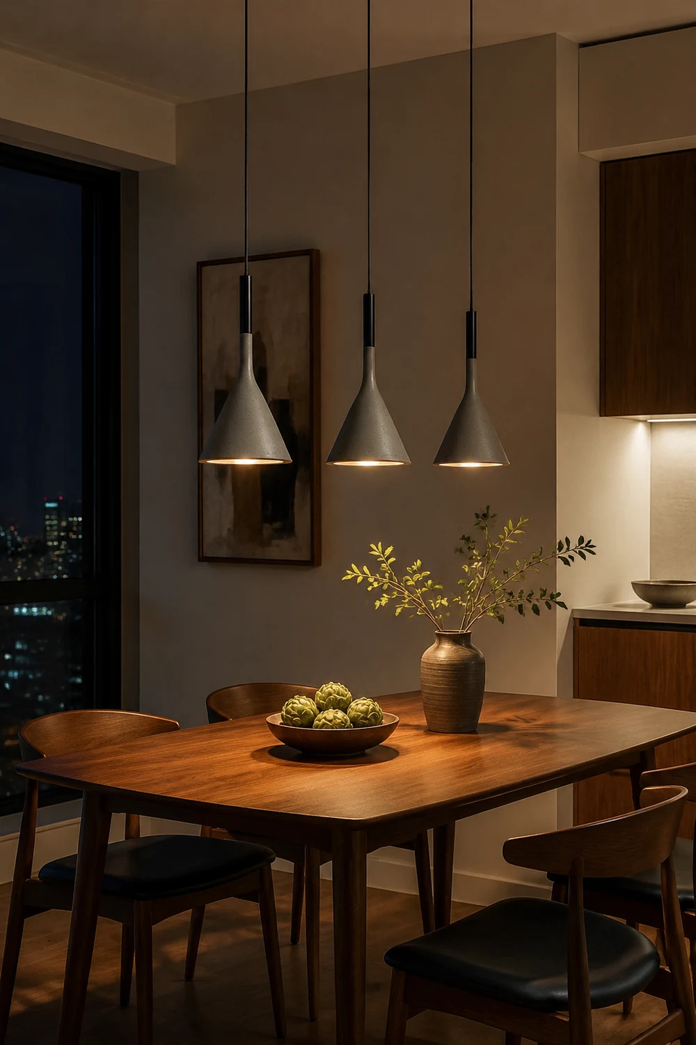 Morandi Modern Pendant Light, Triangle - Lumpaz