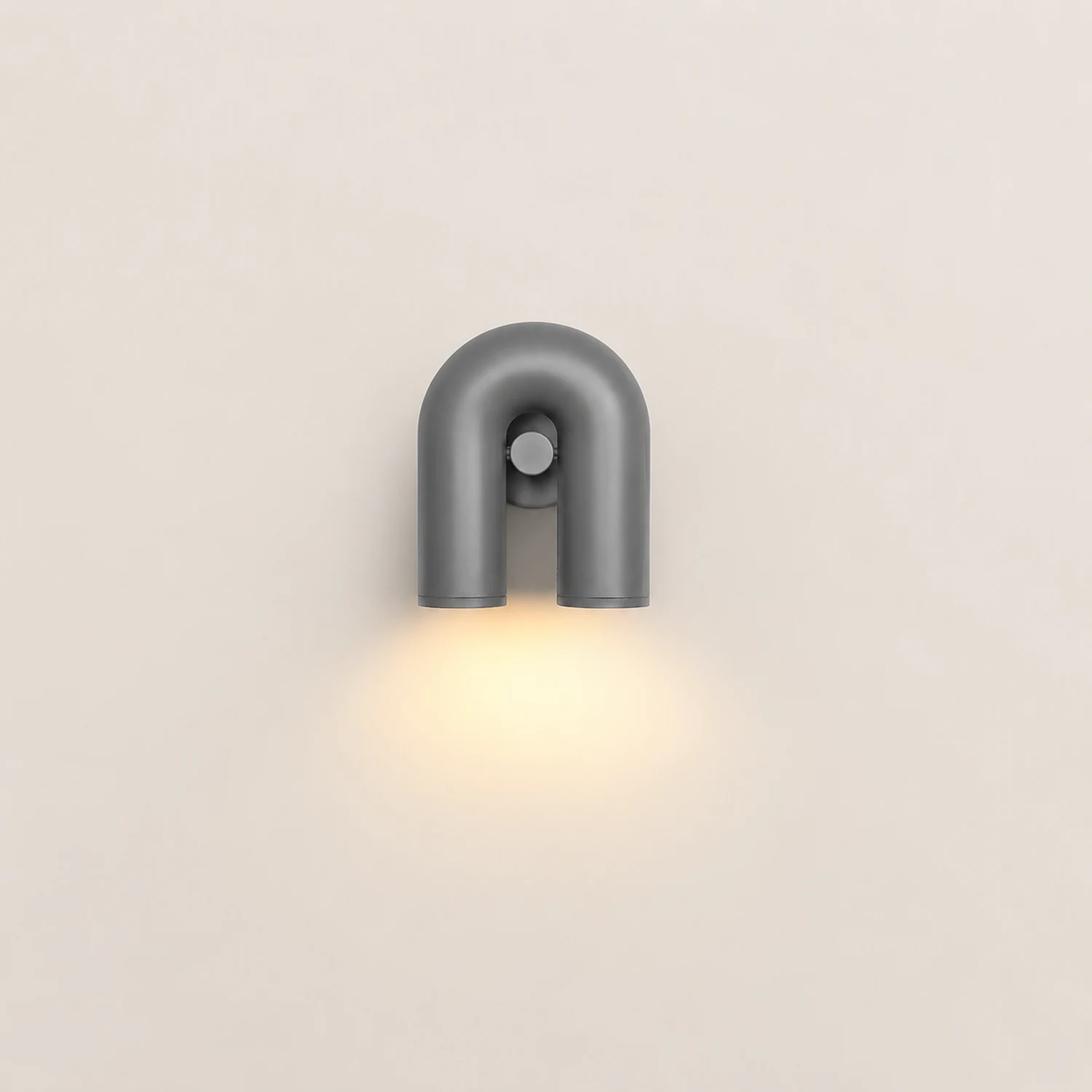 Felix Wall Lamp U-shaped Design LED Metal, Black/Blue/Gray/Red, Bedroom - Lumpaz