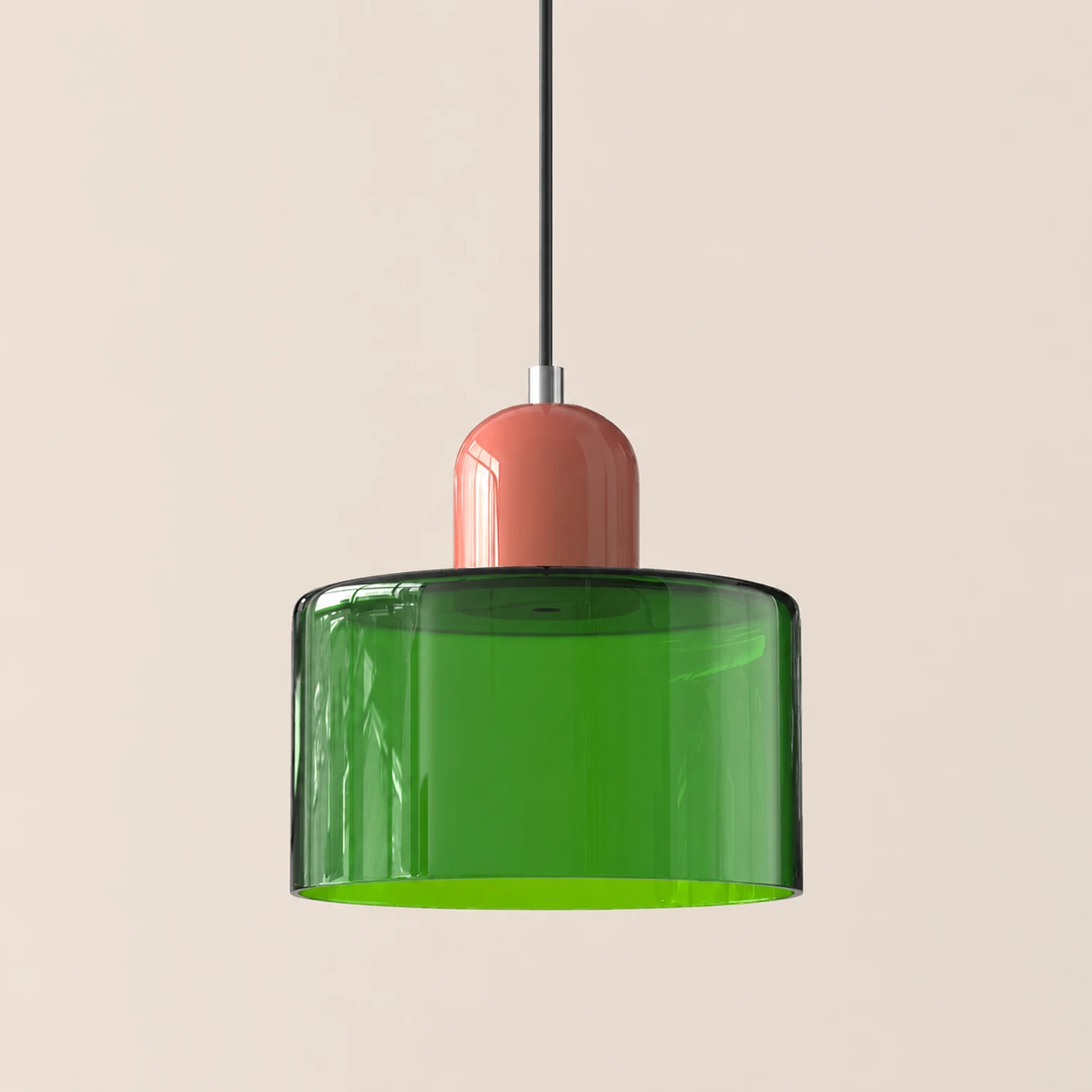 Morandi Modern White Glass Kitchen Island Pendant Light - Lumpaz