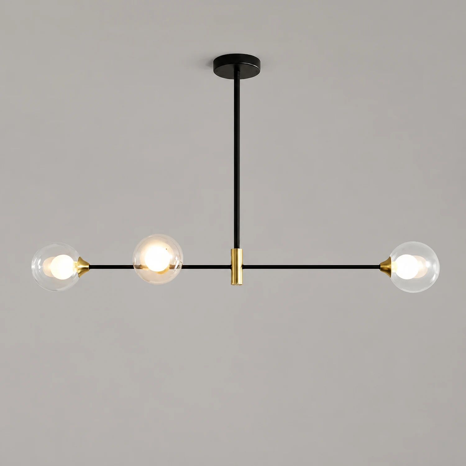 Valentina Nordic Bubble Metal Pendant Light, Black - Lumpaz