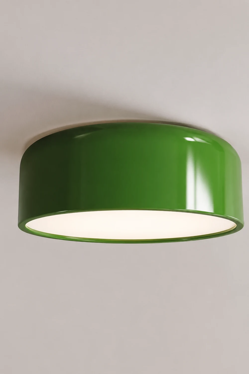 Morandi Vintage LED Ceiling Light White Red Study Bedroom Kitchen - Lumpaz