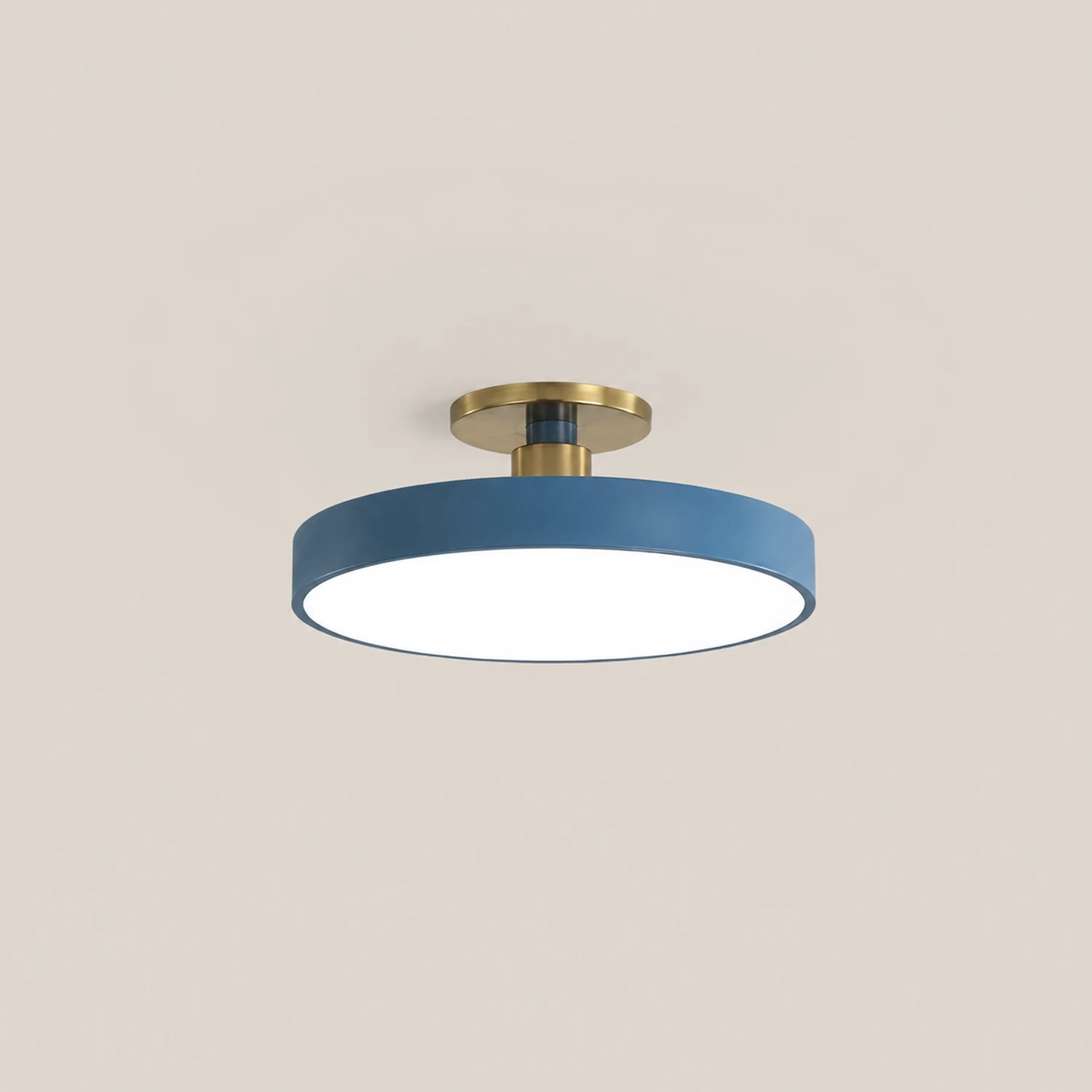 Morandi Nordic Minimalist Round Flush Mount Ceiling Light - Lumpaz
