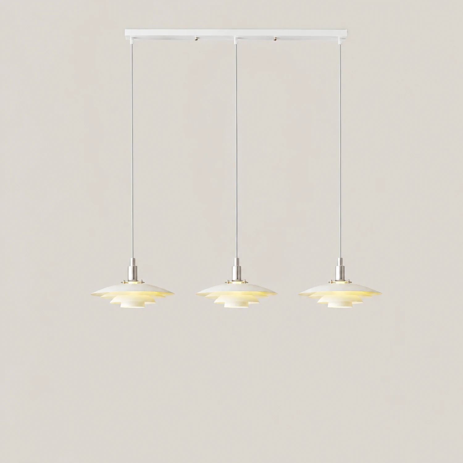 Carins Cluster White Nordic Pendant Light Living Room/Kitchen - Lumpaz