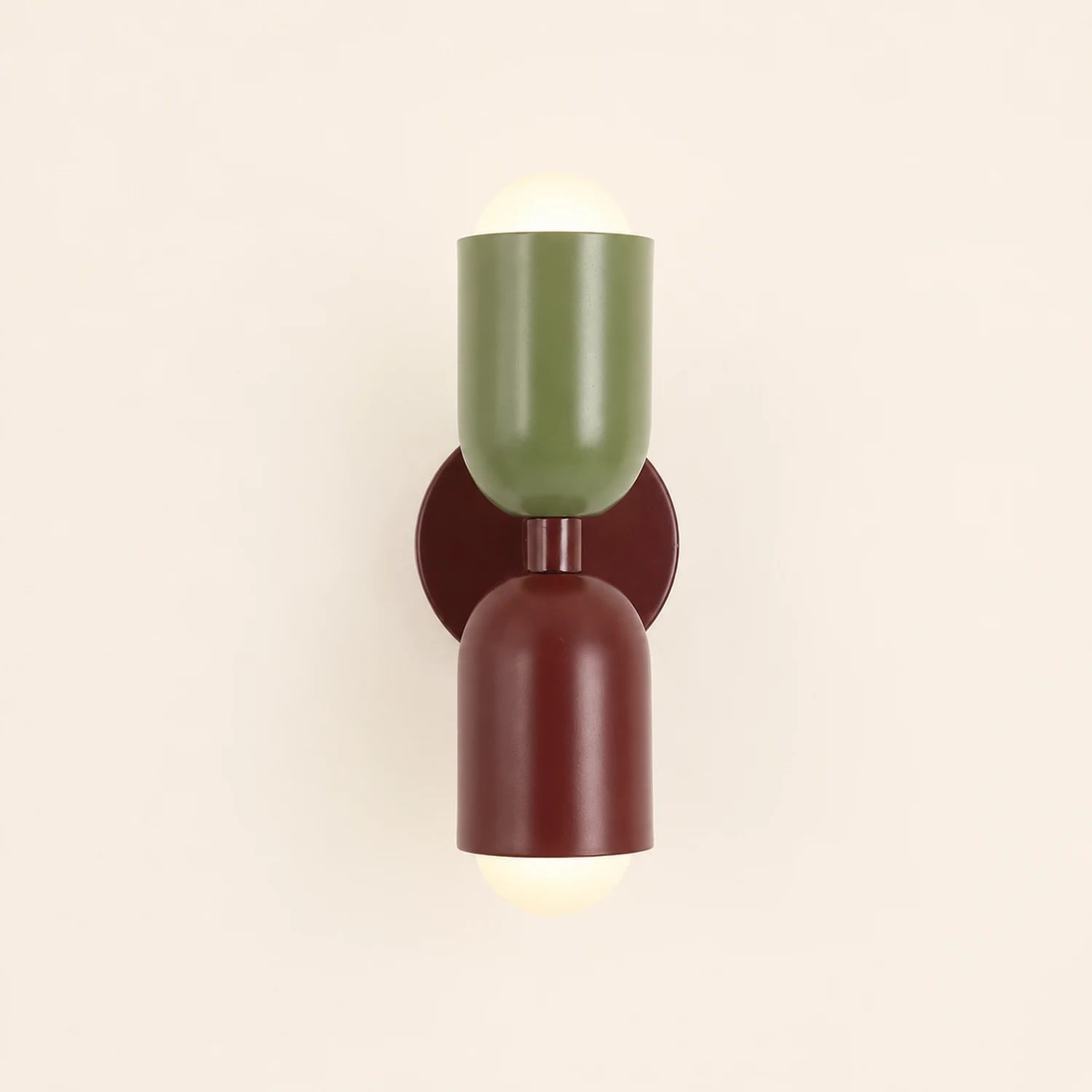 Morandi Modern Art Decoration Double-Headed Colorful Wall Lamp - Lumpaz