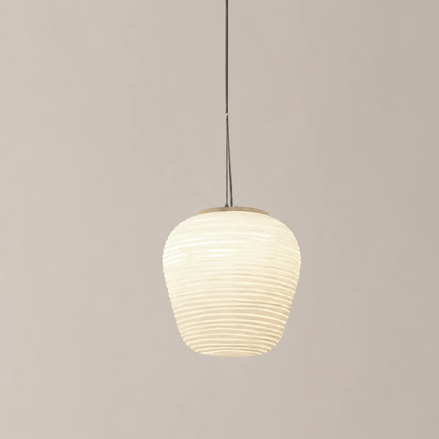 Renée Designer Glass/Metal Simple Pendant Light - Lumpaz