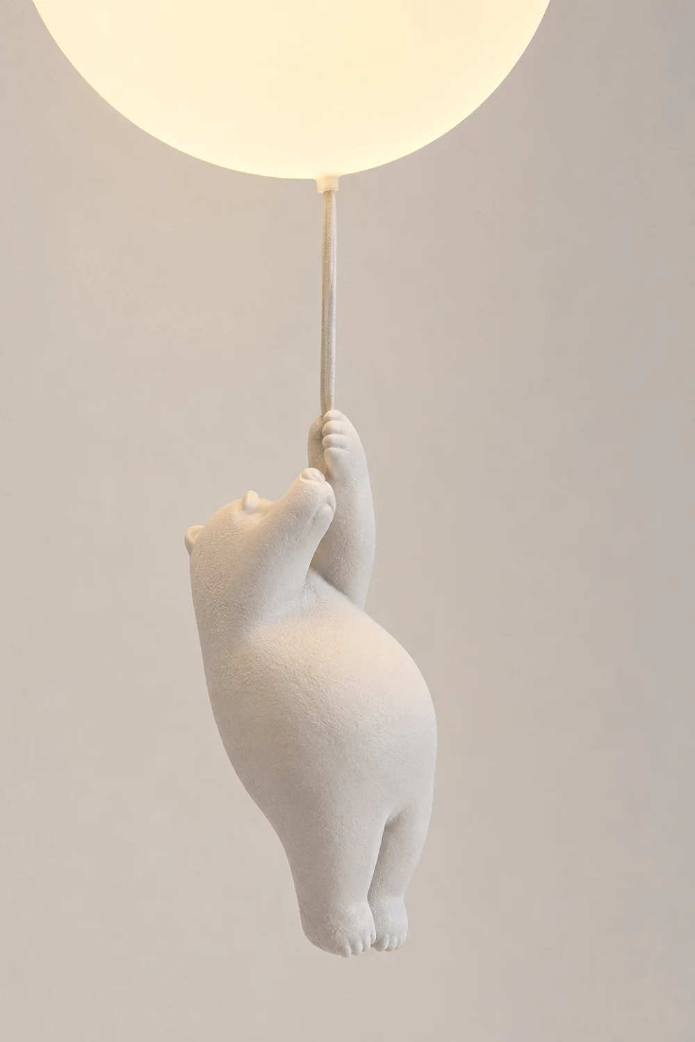 Fateh Bear Balloon LED Flush Mount Ceiling Light 3 Style White - Lumpaz
