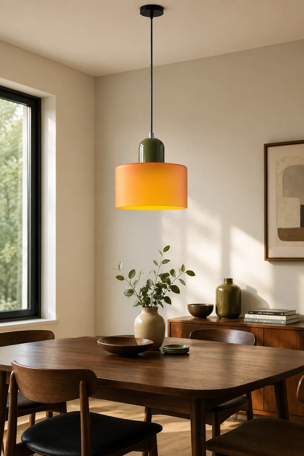 Morandi Modern White Glass Kitchen Island Pendant Light - Lumpaz