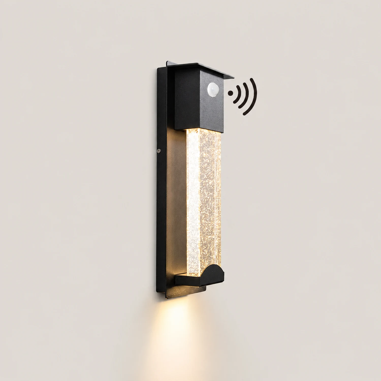 Orr Outdoor Wall Lamp, Steady/Sensor Lights - Lumpaz