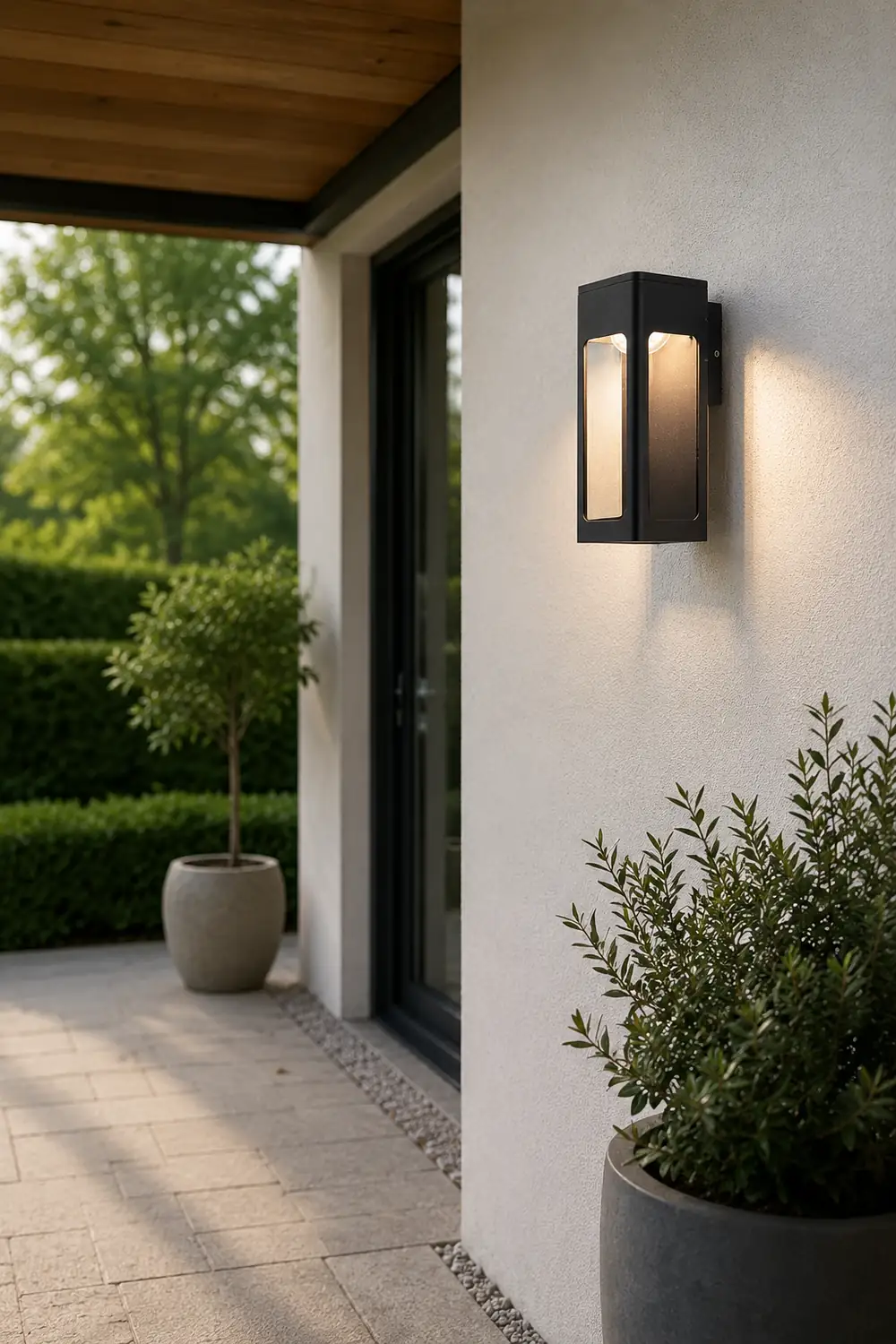 Orr Modern Waterproof Minimalist Geometric Outdoor Wall Light - Lumpaz