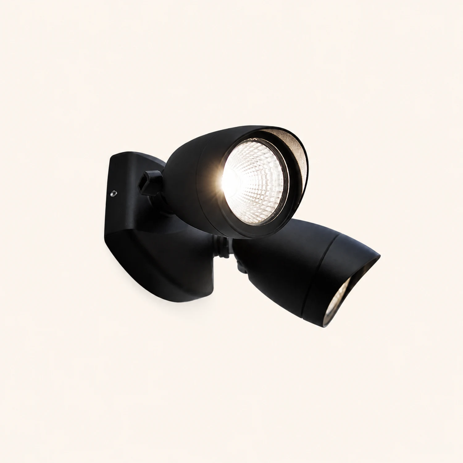Orr Modern Camera Shape Metal/Acrylic Outdoor Waterproof Wall Lamp Spotlight, Black - Lumpaz