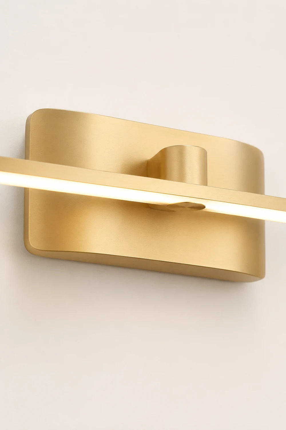 Leigh Modern Linear Mirror Vanity Wall Lamp Gold Bathroom Bedroom - Lumpaz