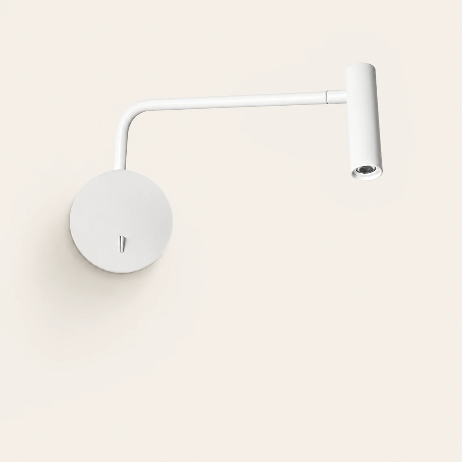 Orr Wall Lamps Swing Arm Modern, LED Spotlight, Black/White/Gold, Corridor - Lumpaz