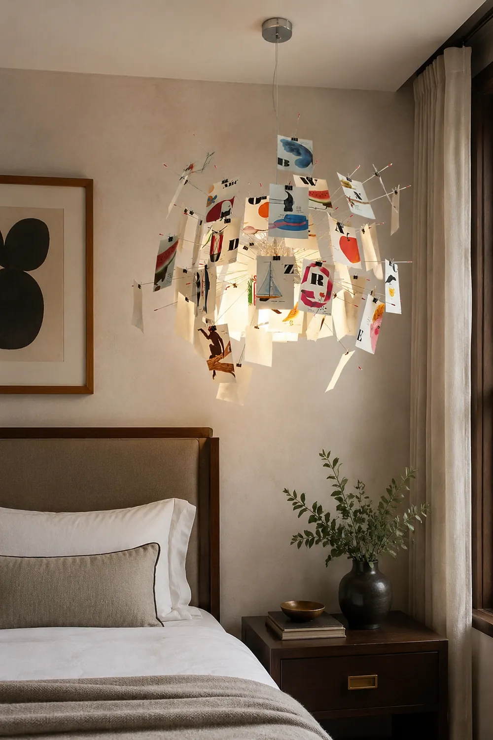 Renée Creative Picture Pendant Light Art Deco Bedroom Living Room - Lumpaz