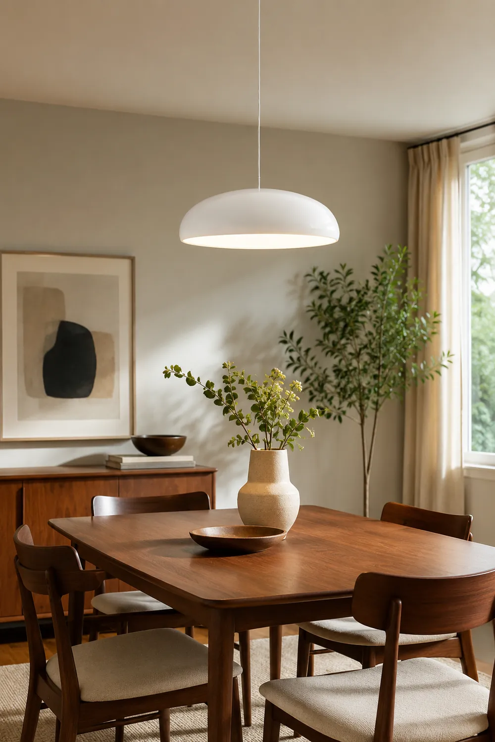 Leilani Elegant Modern Artistic Deco Pendant Light Metal Acrylic Dining Room - Lumpaz