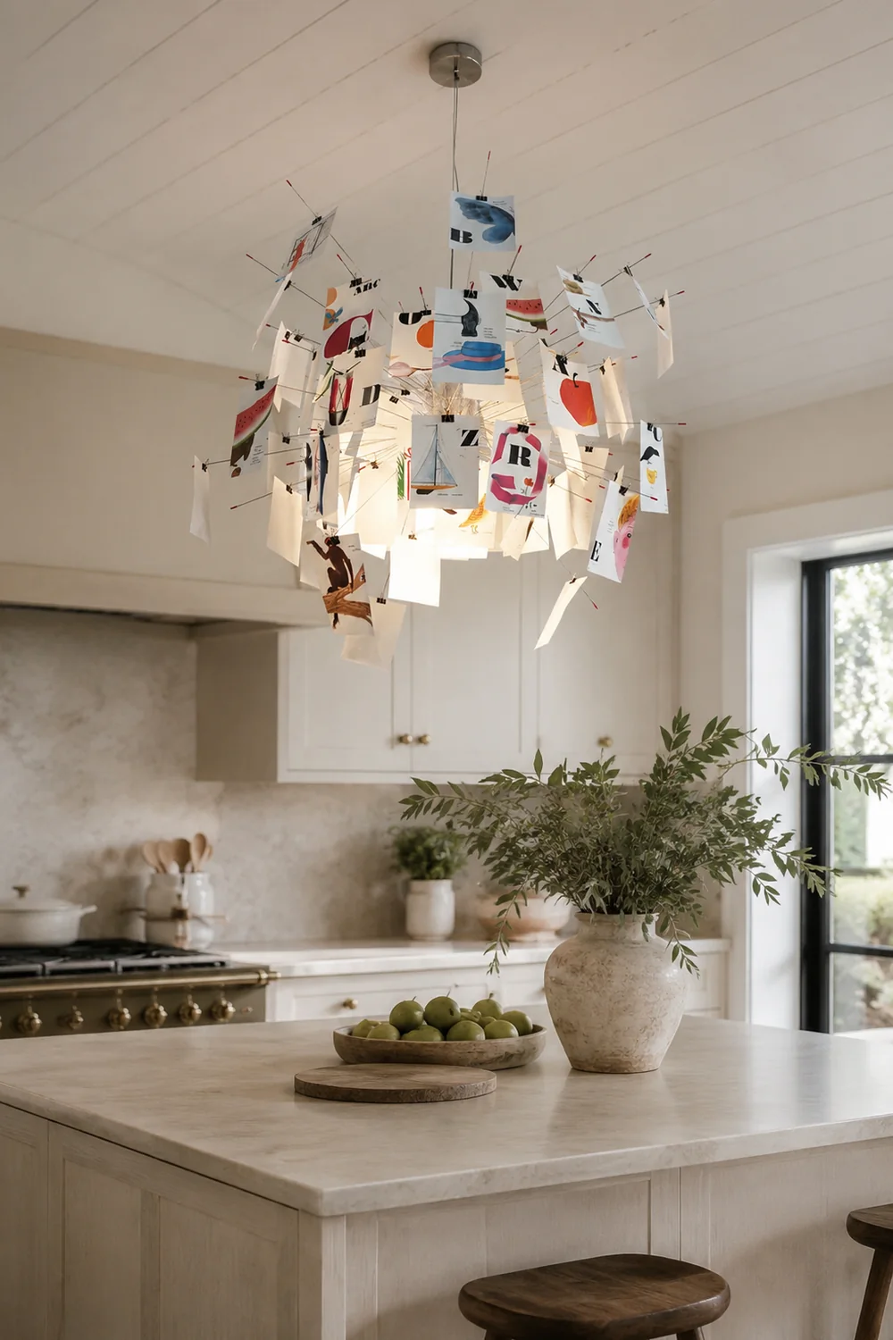 Renée Creative Picture Pendant Light Art Deco Bedroom Living Room - Lumpaz