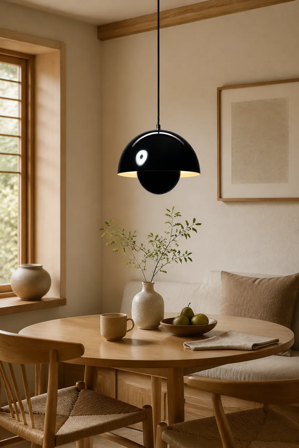 Morandi Modern Colorful Art Deco Pendant Light Metal Bedroom - Lumpaz
