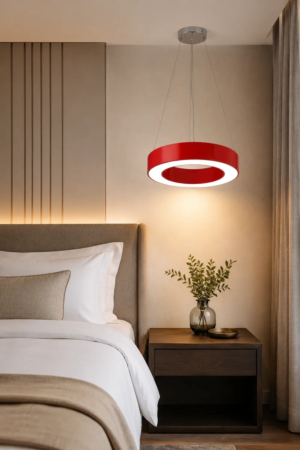 Morandi O Shape Modern Simple Pendant Light, 4 Color - Lumpaz
