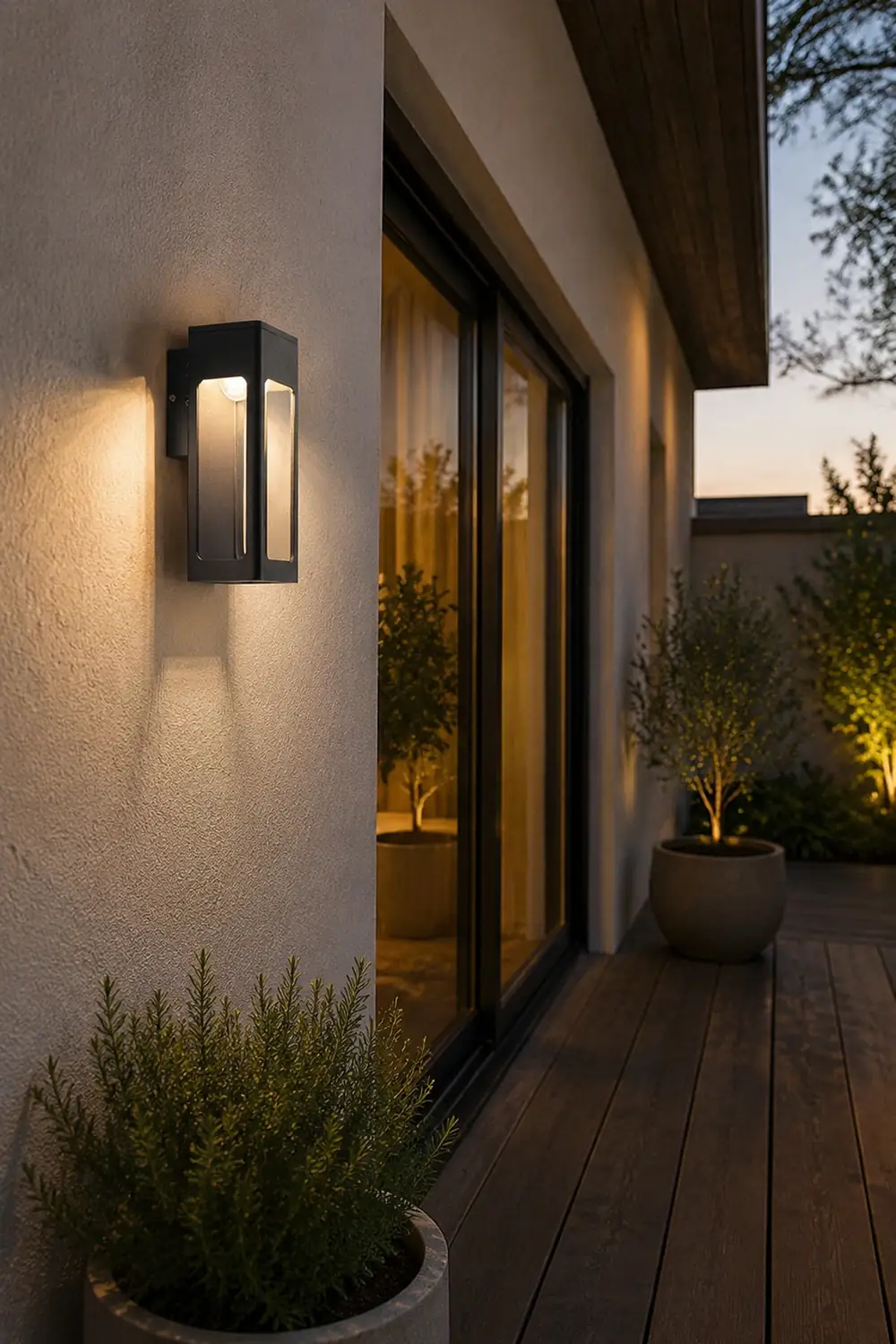 Orr Modern Waterproof Minimalist Geometric Outdoor Wall Light - Lumpaz