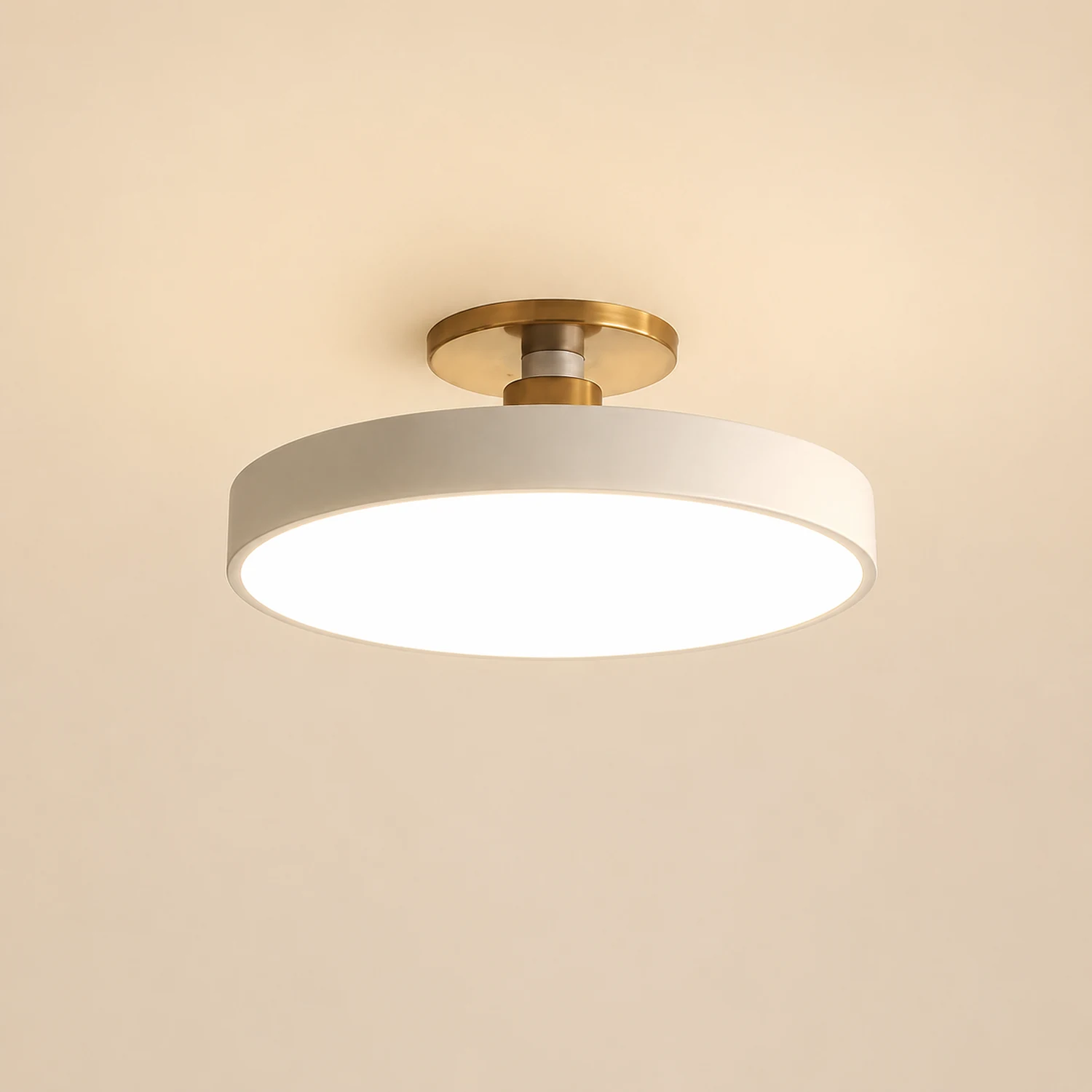 Morandi Nordic Minimalist Round Flush Mount Ceiling Light - Lumpaz