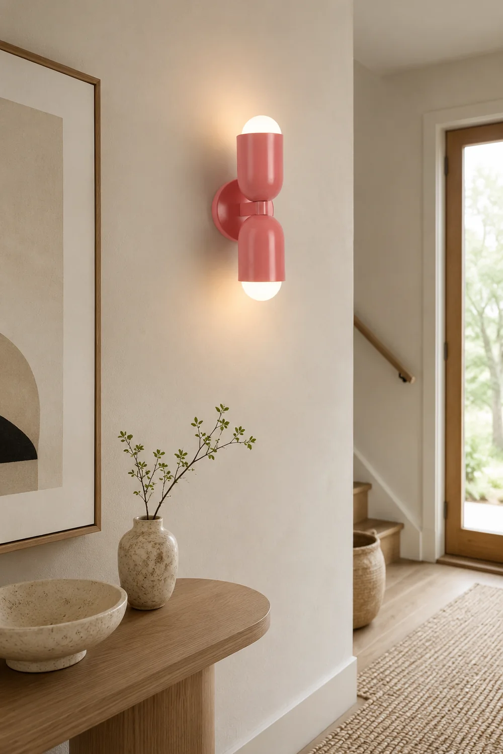 Morandi Modern Art Decoration Double-Headed Colorful Wall Lamp - Lumpaz