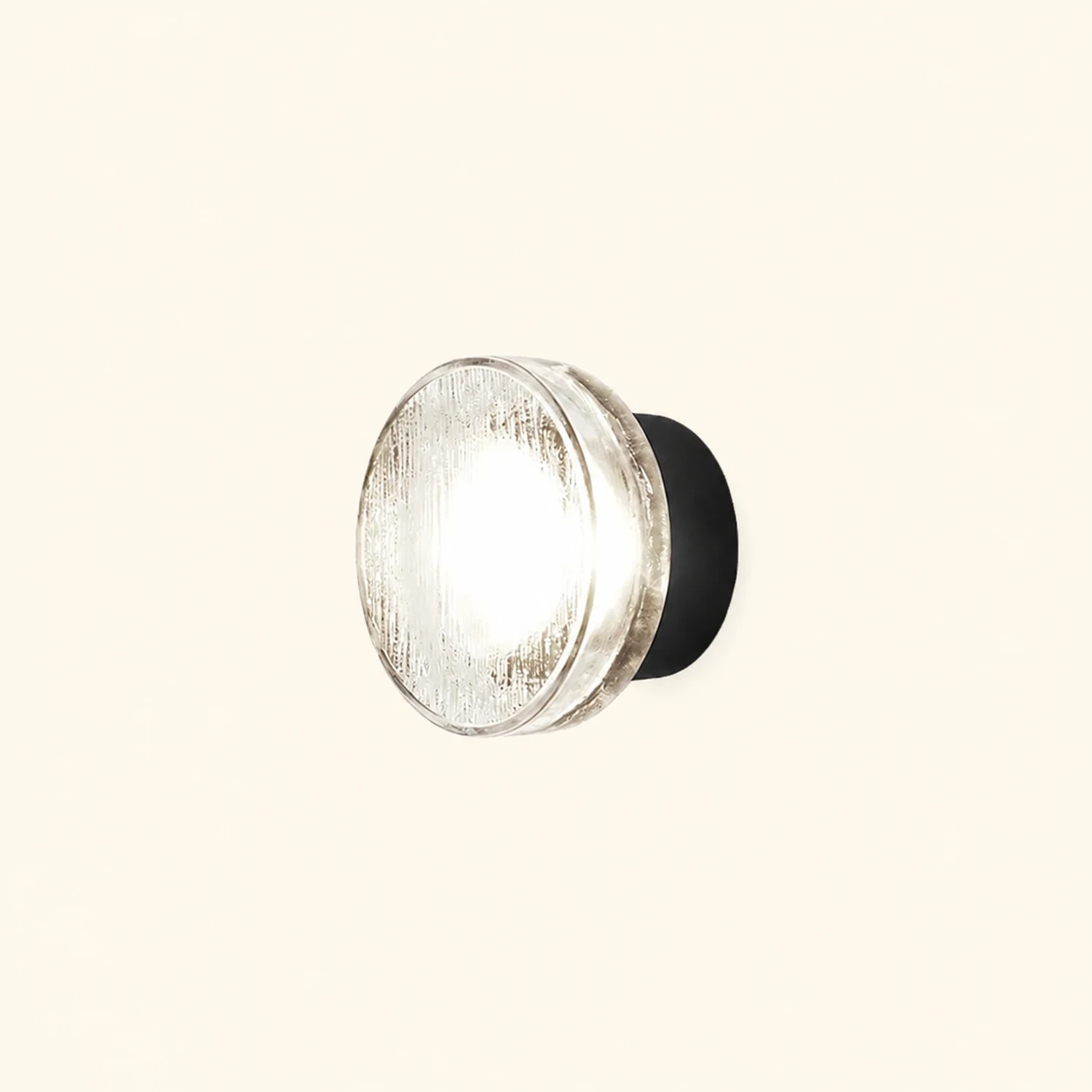 Valentina Modern Mini Bubble Metal/Glass Outdoor Wall Lamp, Transparent - Lumpaz