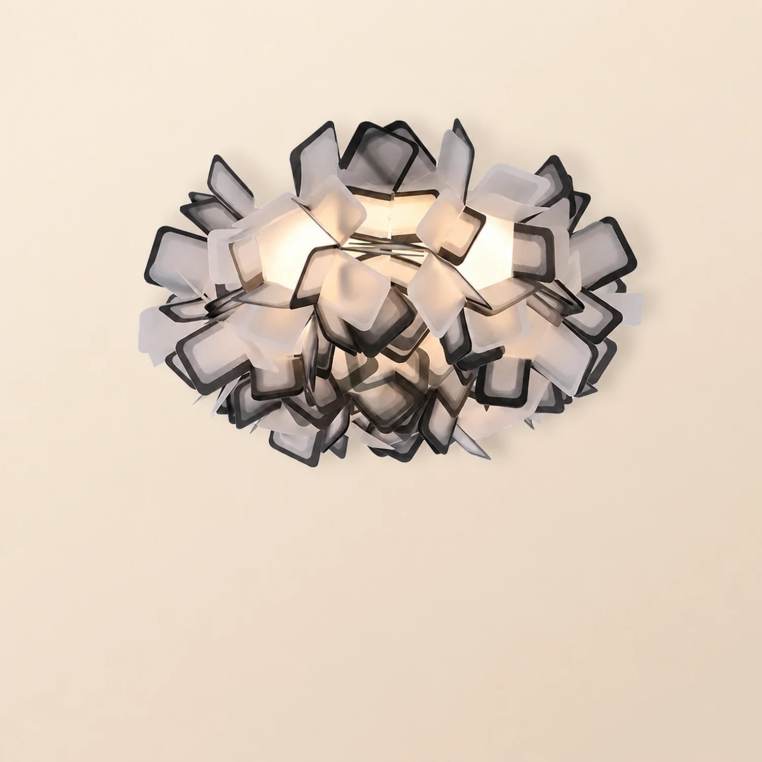 Morandi Art Deco Flower Acrylic Flush Mount Ceiling Light 7 Colors - Lumpaz