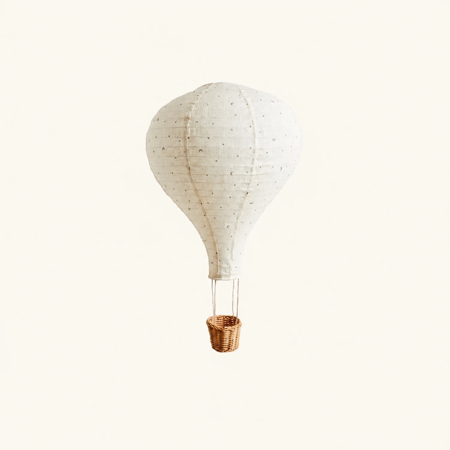 Morandi Modern Design LED Flush Mount Ceiling Light White Fabric Bedroom Kitchen - Lumpaz