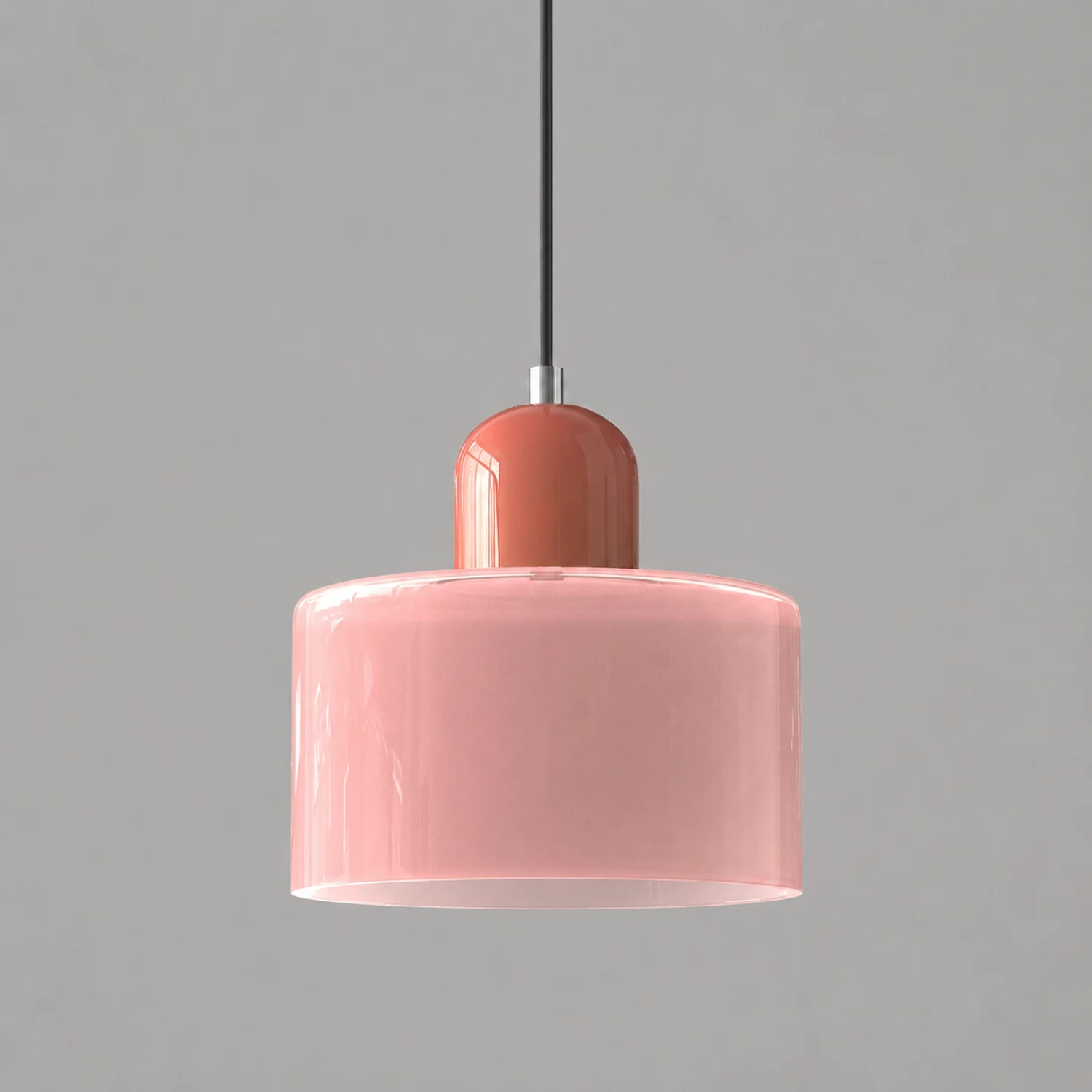 Morandi Modern White Glass Kitchen Island Pendant Light - Lumpaz