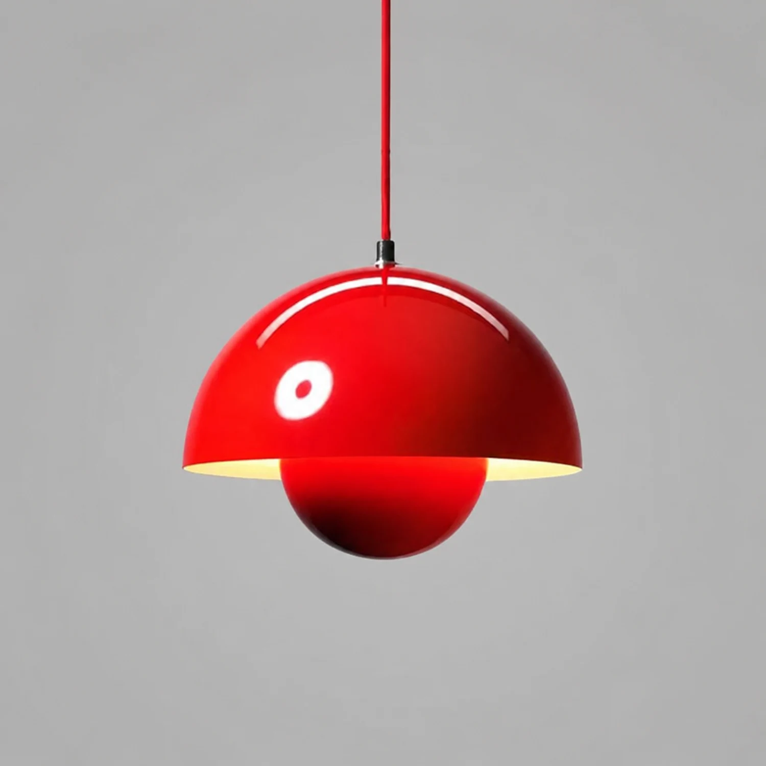 Morandi Modern Colorful Art Deco Pendant Light Metal Bedroom - Lumpaz