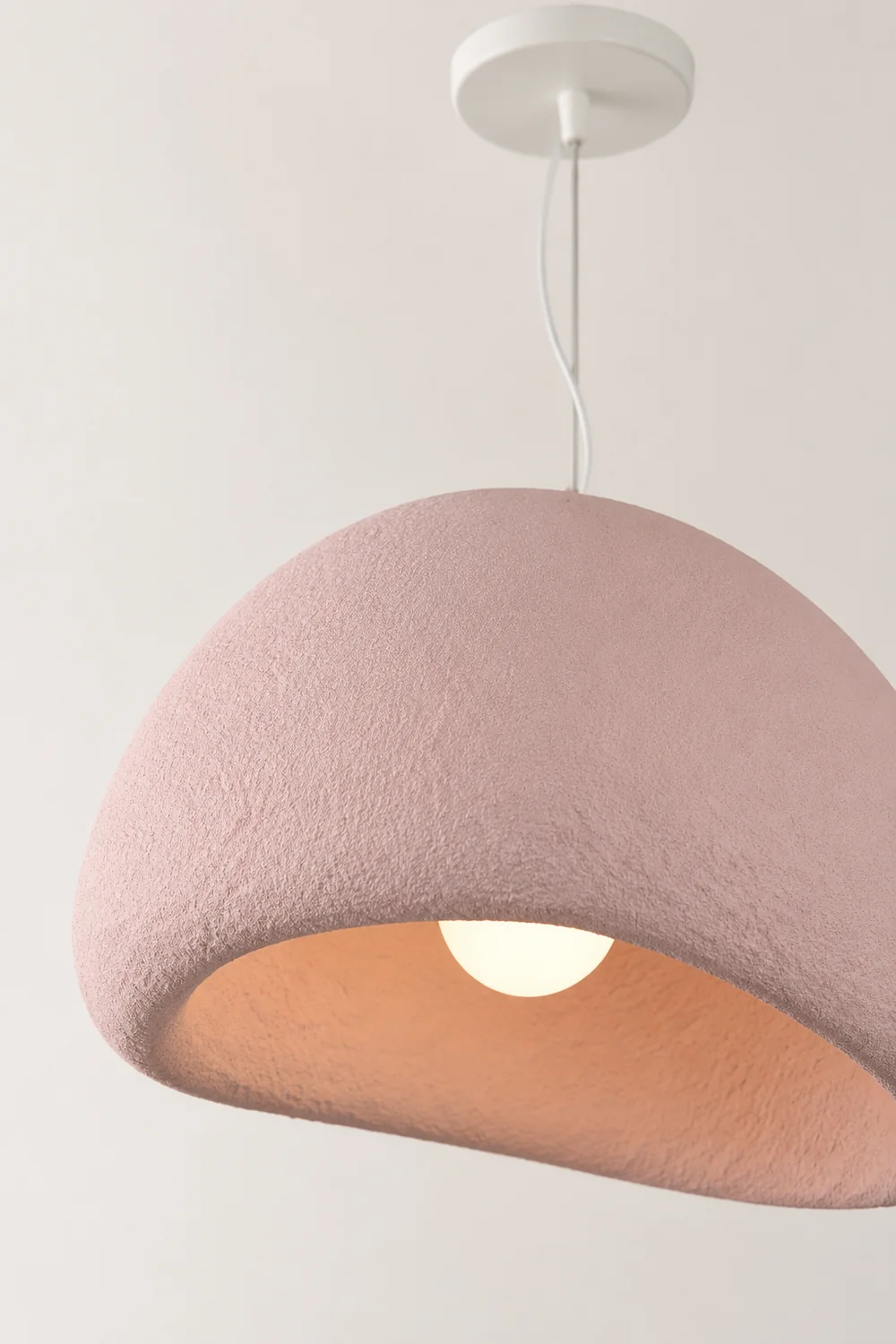 Byers Wabi-Sabi Spherical Cloud Pendant Light, Gray/White/Pink/Blue - Lumpaz
