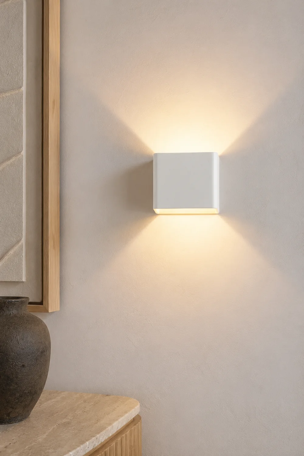Orr Wall Lamp Square, 4" - Lumpaz