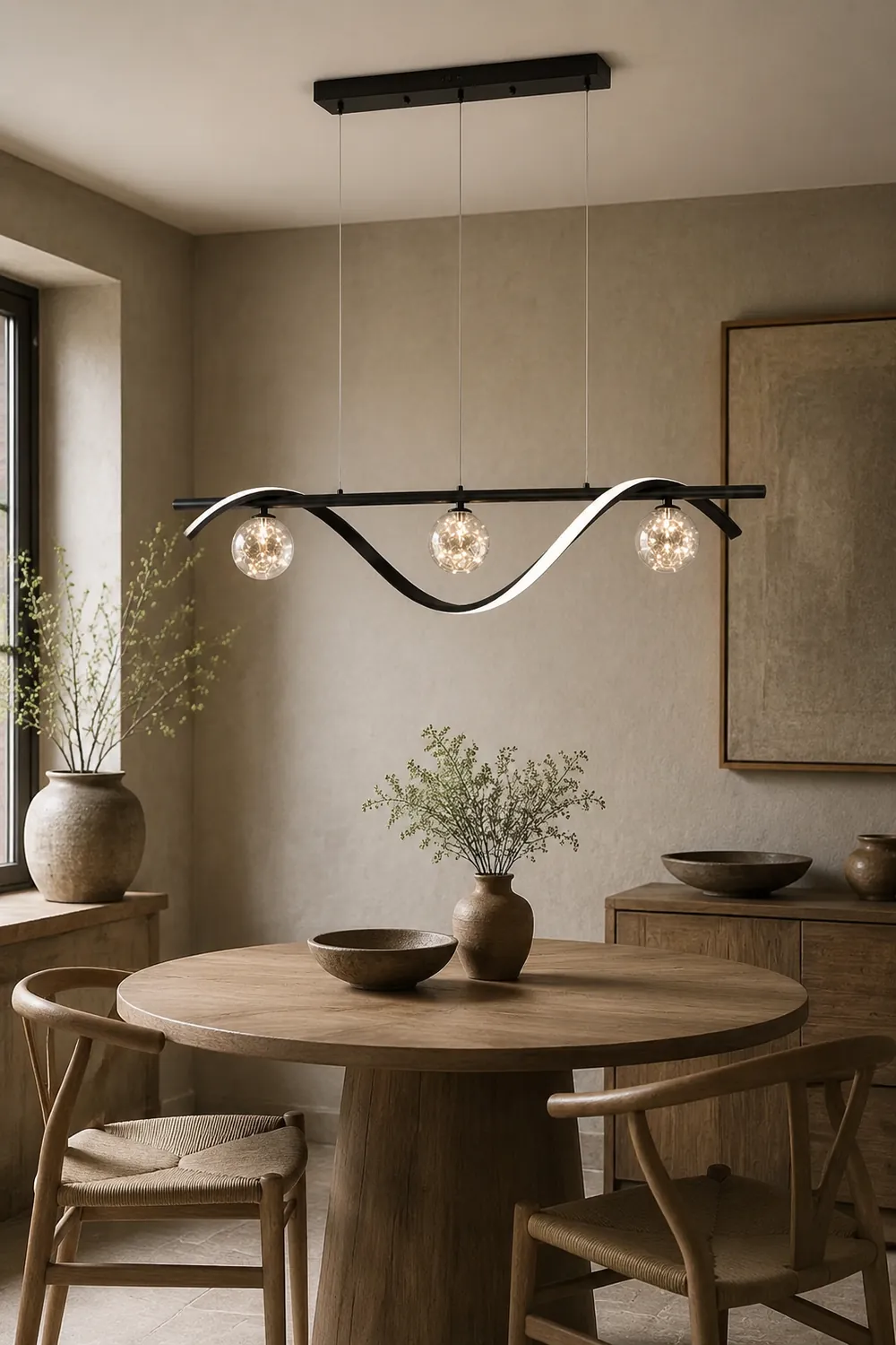 Pendant Light, Black/Gold, Kitchen/Living Room - Lumpaz