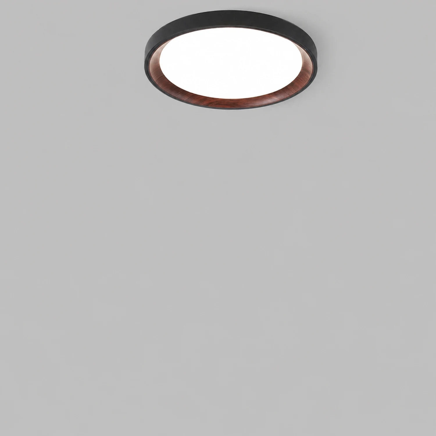 Quinn Modern LED Flush Mount Lighting White Wood/Acrylic Kitchen - Lumpaz