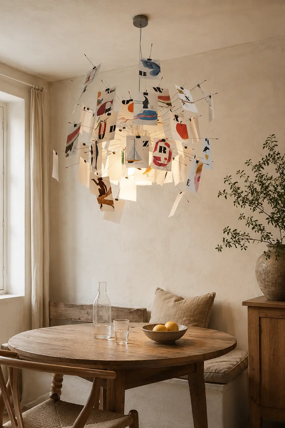 Renée Creative Picture Pendant Light Art Deco Bedroom Living Room - Lumpaz
