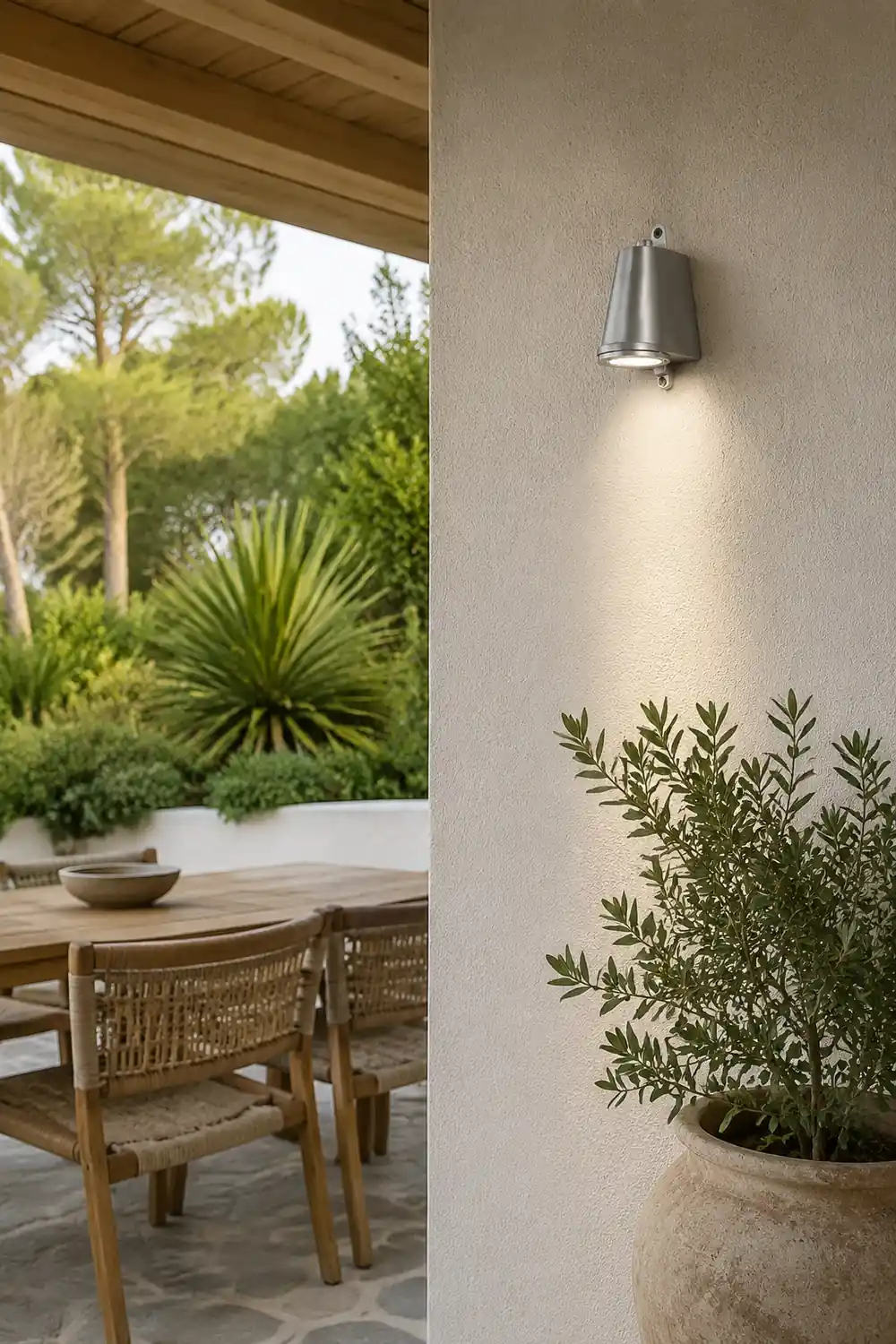 Orr Industrial Metal Bell Shaped Outdoor Wall Lamp, Black/Gray/Coppery/Aluminum - Lumpaz