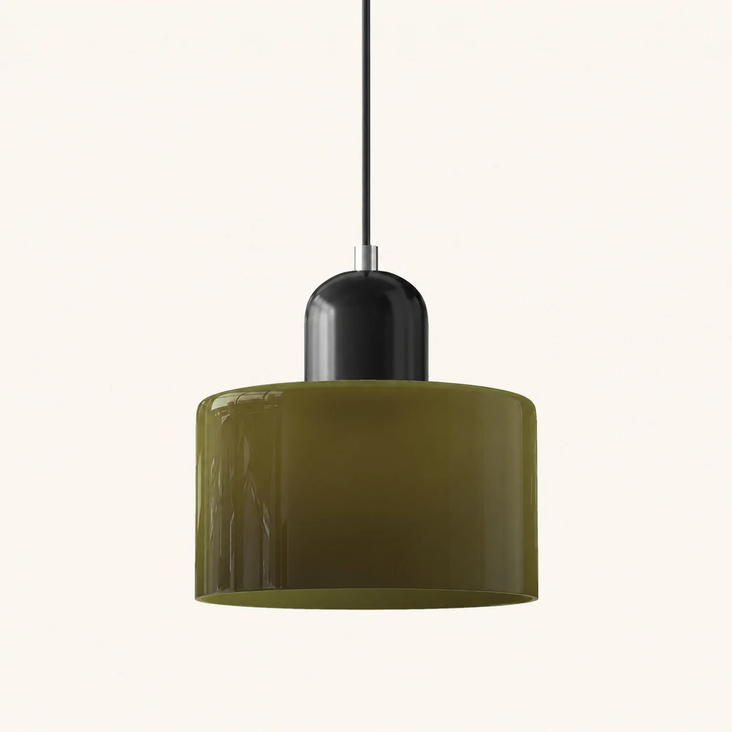 Morandi Modern White Glass Kitchen Island Pendant Light - Lumpaz
