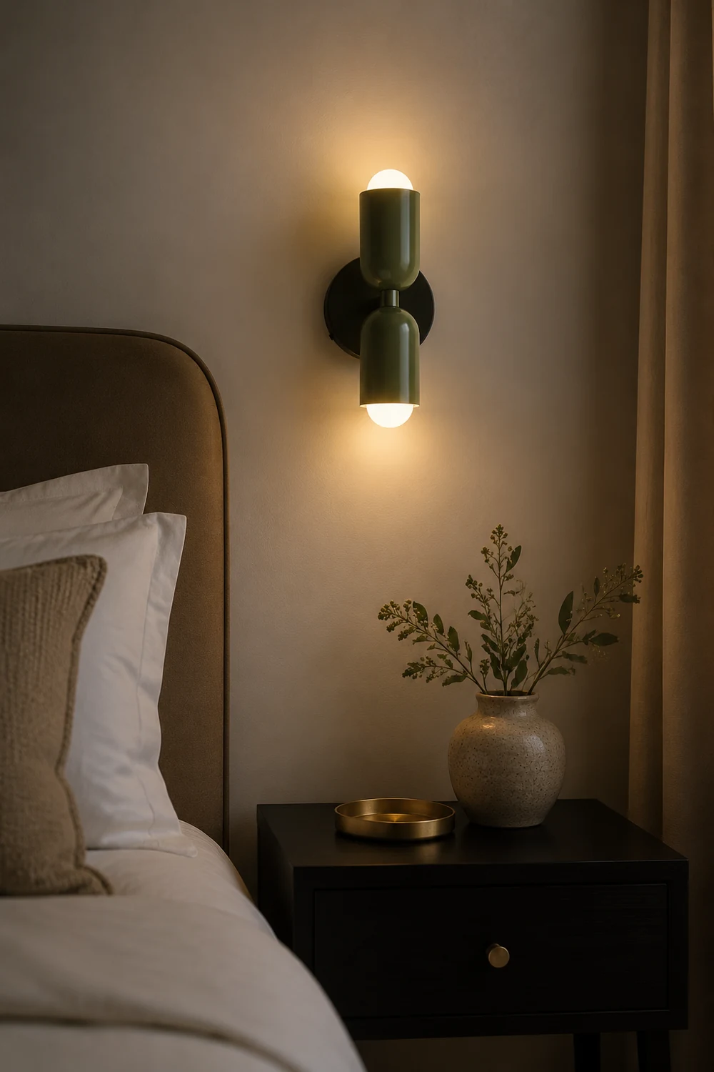 Morandi Modern Art Decoration Double-Headed Colorful Wall Lamp - Lumpaz