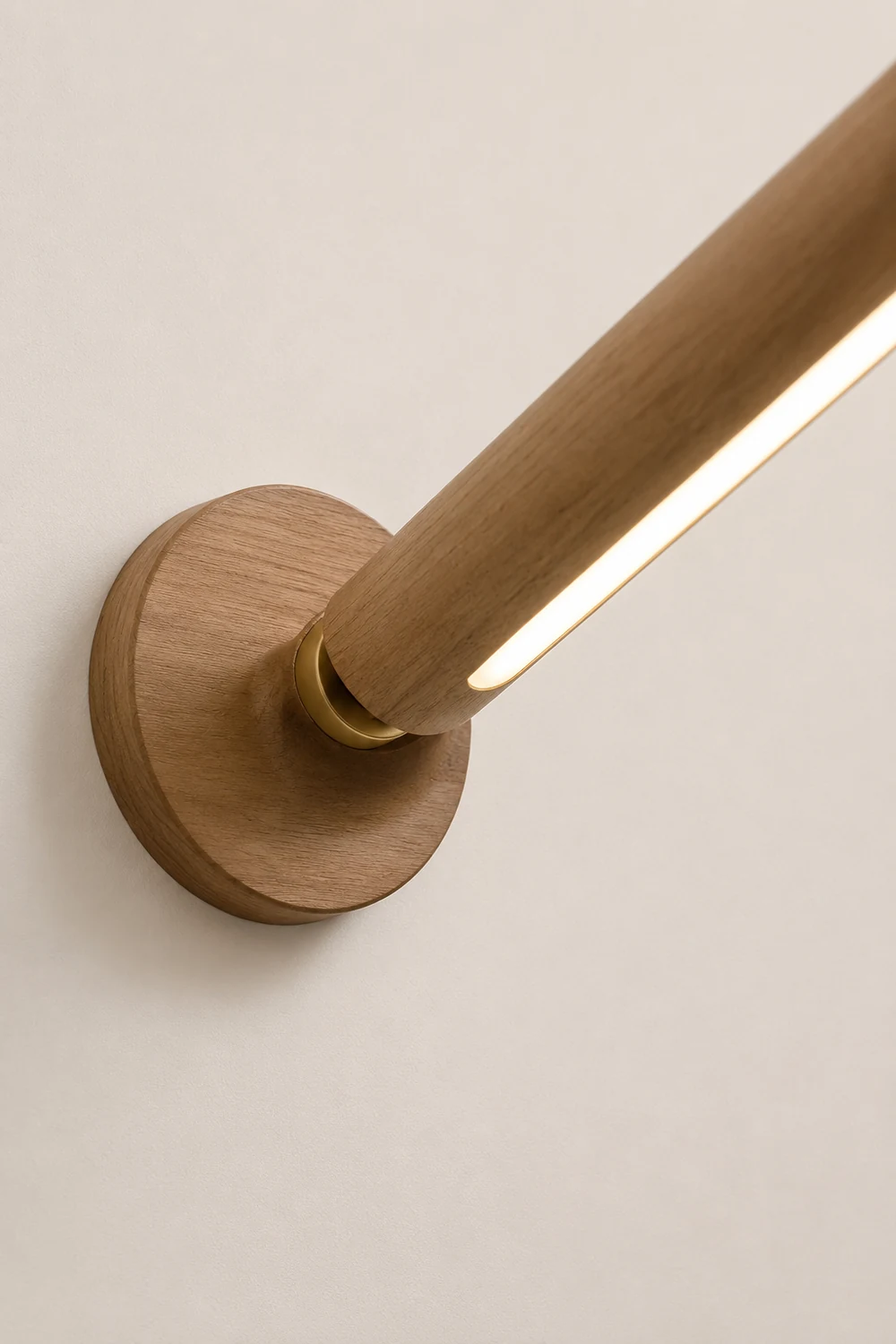 Ozawa Wooden Metal Rotatable/Removable Mounted Wall Lamp, Wood - Lumpaz