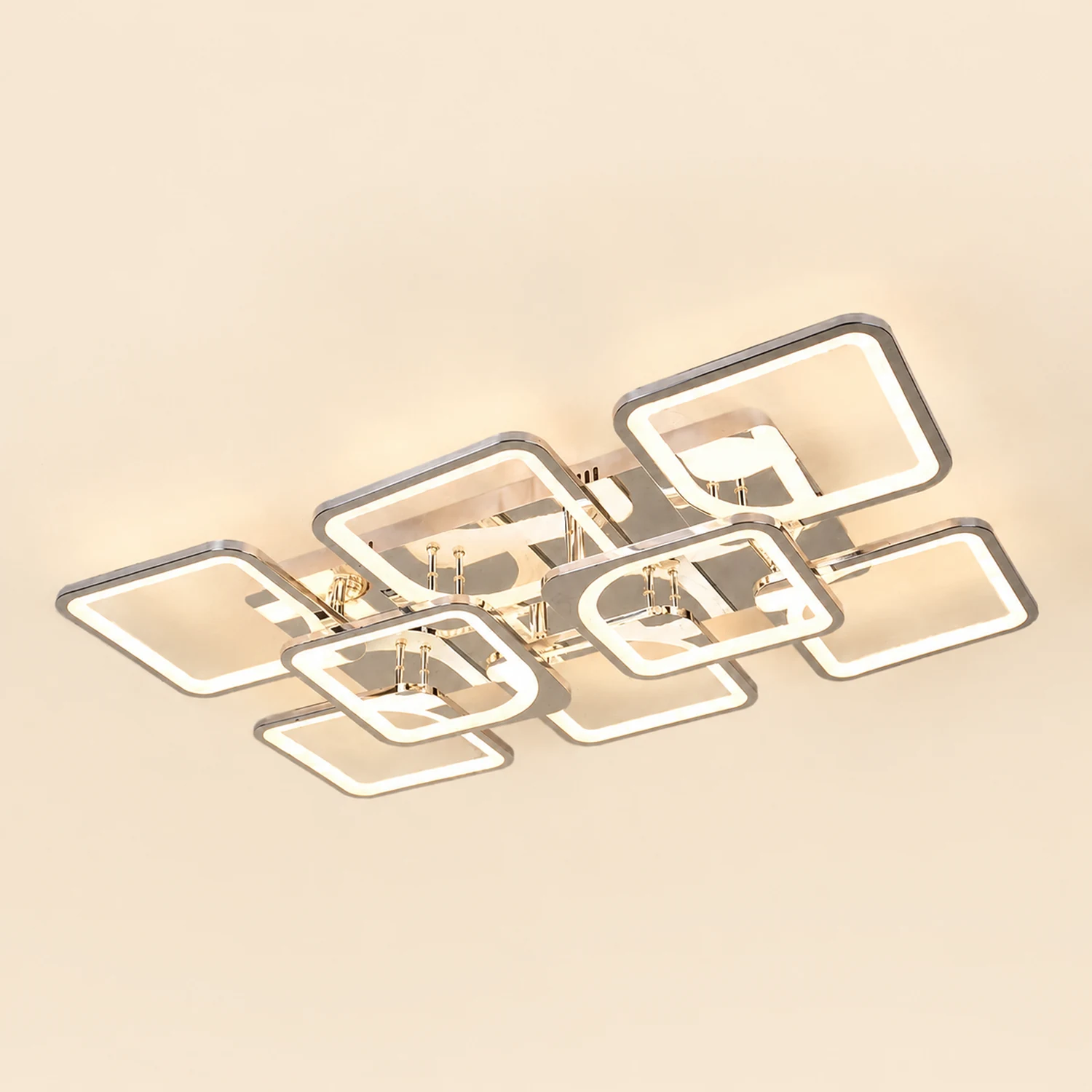 Lacey Modern Square Flush Mount Ceiling Light - Lumpaz