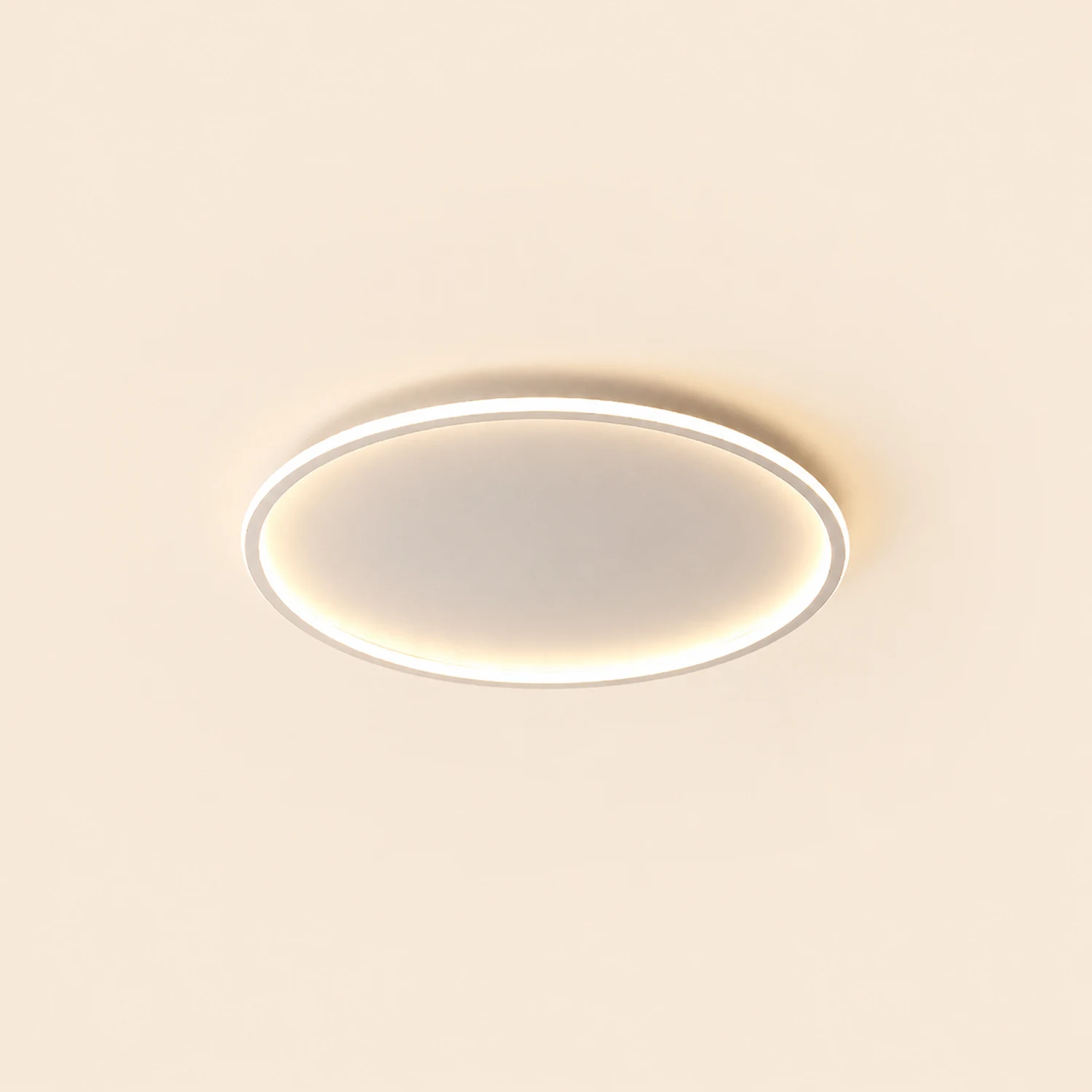 Quinn Flush Mount Ceiling Light Modern LED Round Hollow - Lumpaz