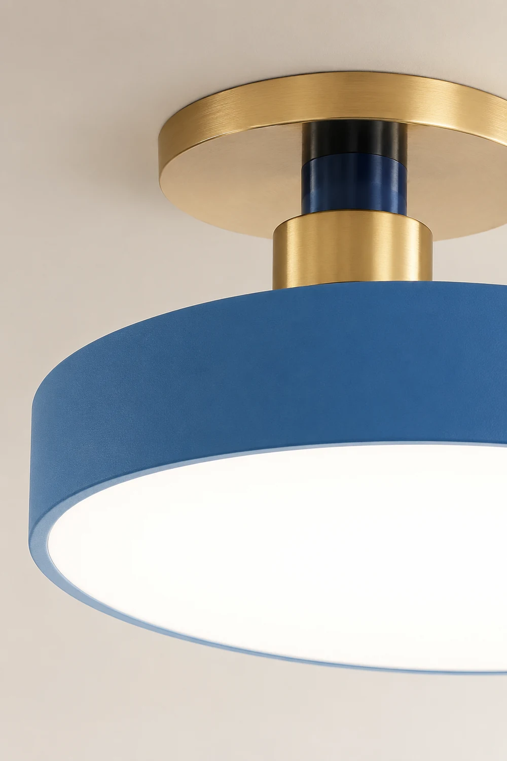 Morandi Nordic Minimalist Round Flush Mount Ceiling Light - Lumpaz