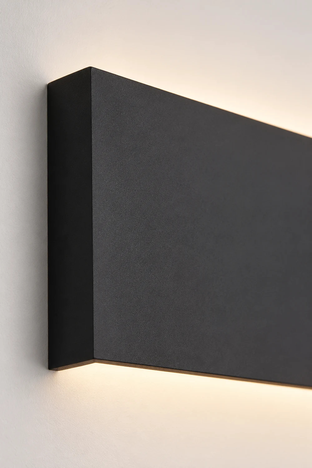 Edge Minimalist Rectangular Wall Lamp Black/White/Gold Bathroom - Lumpaz
