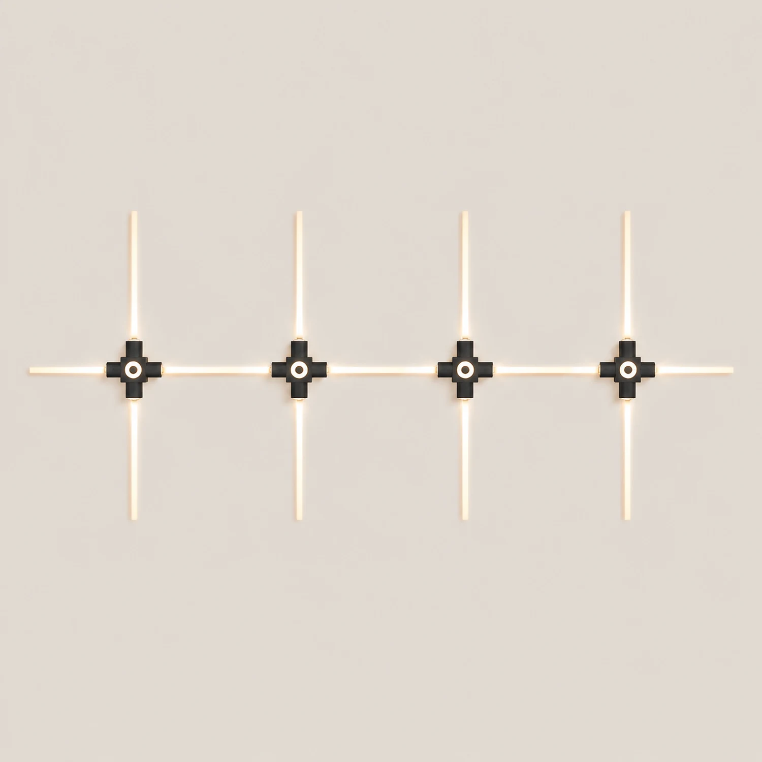 Orr Modern Waterproof Minimalist Cross Outdoor Wall Light Garden/Corridor - Lumpaz