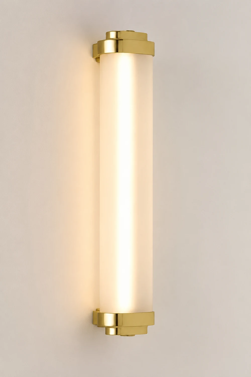 Edge Minimalist Cylindrical Metal Outdoor Wall Lamp, Black/Gold/Silver - Lumpaz