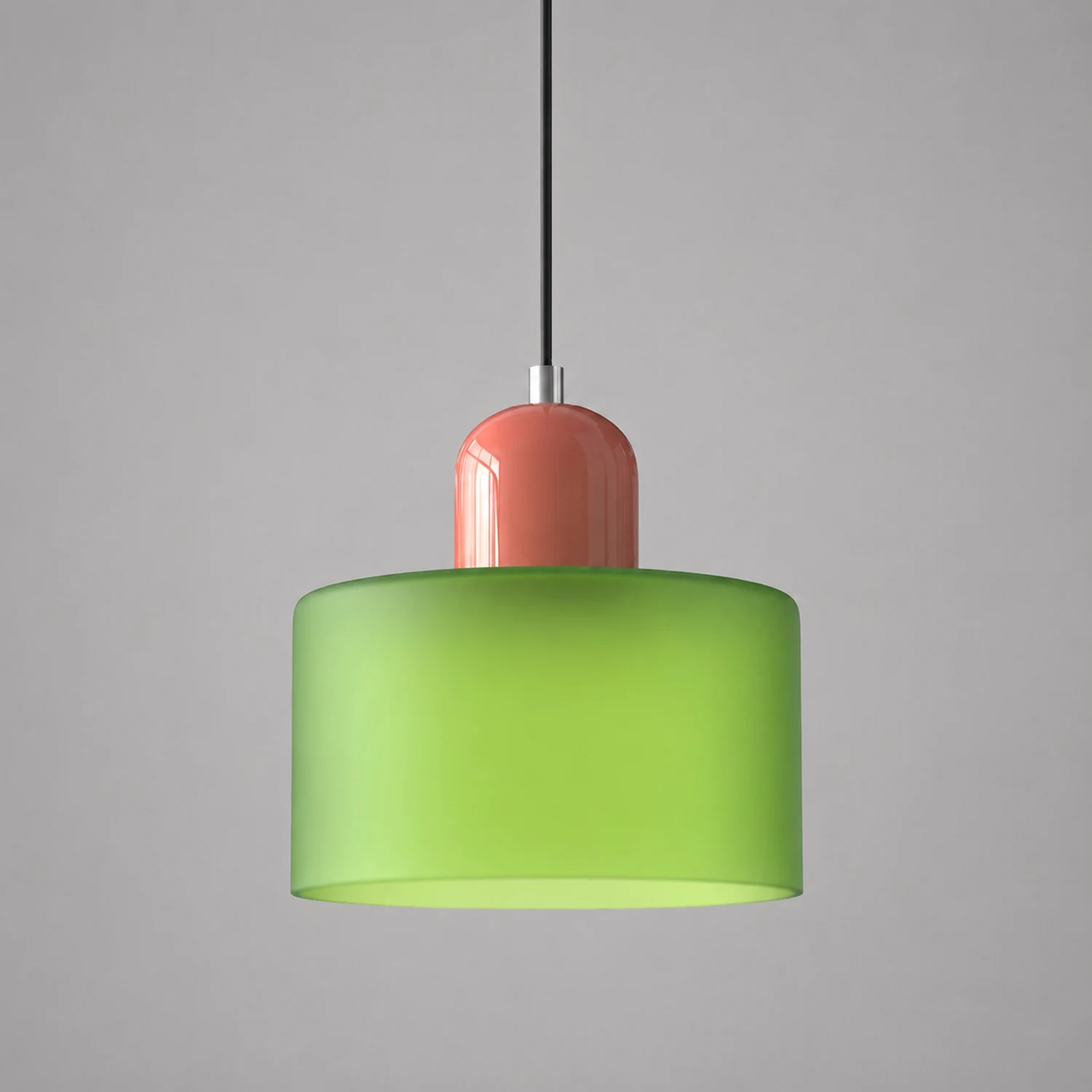 Morandi Modern White Glass Kitchen Island Pendant Light - Lumpaz