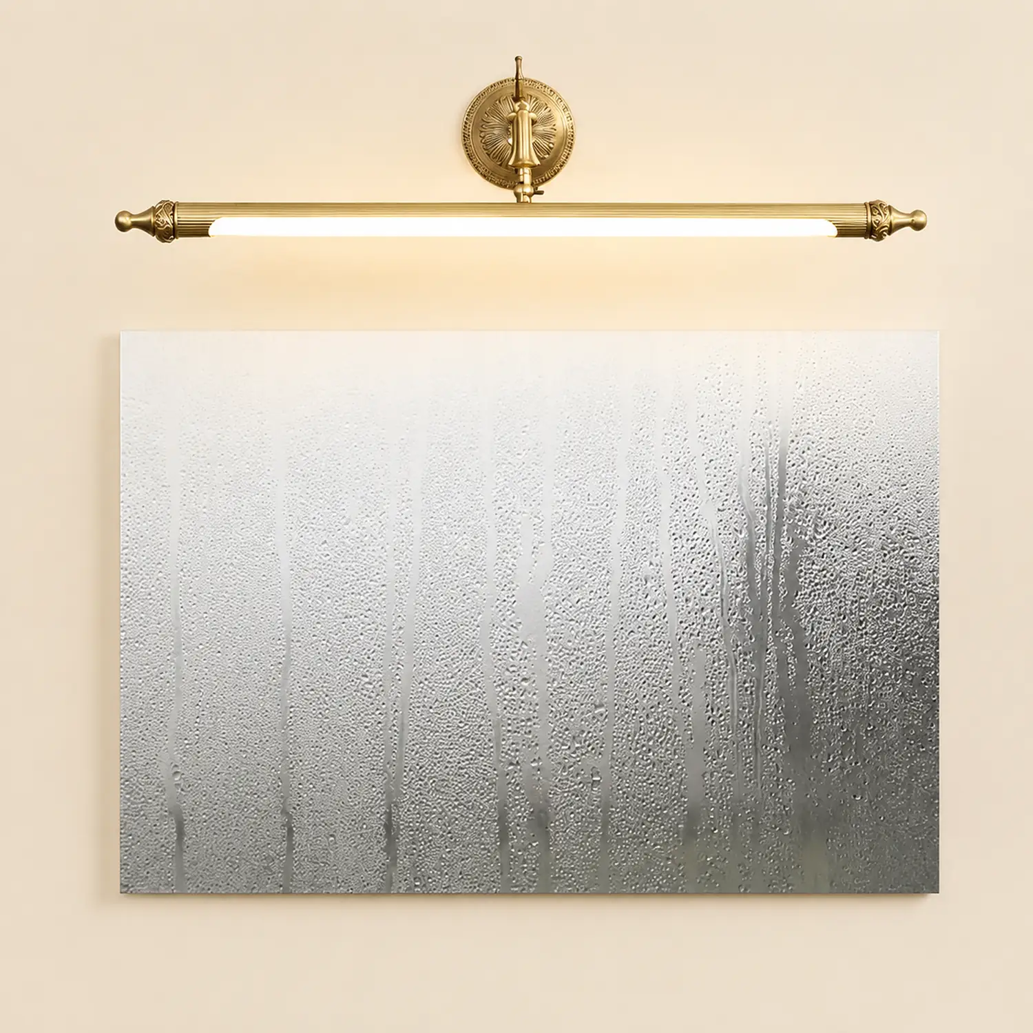 Félicie Vintage Linear Resin&Glass Wall Lamps, Gold - Lumpaz