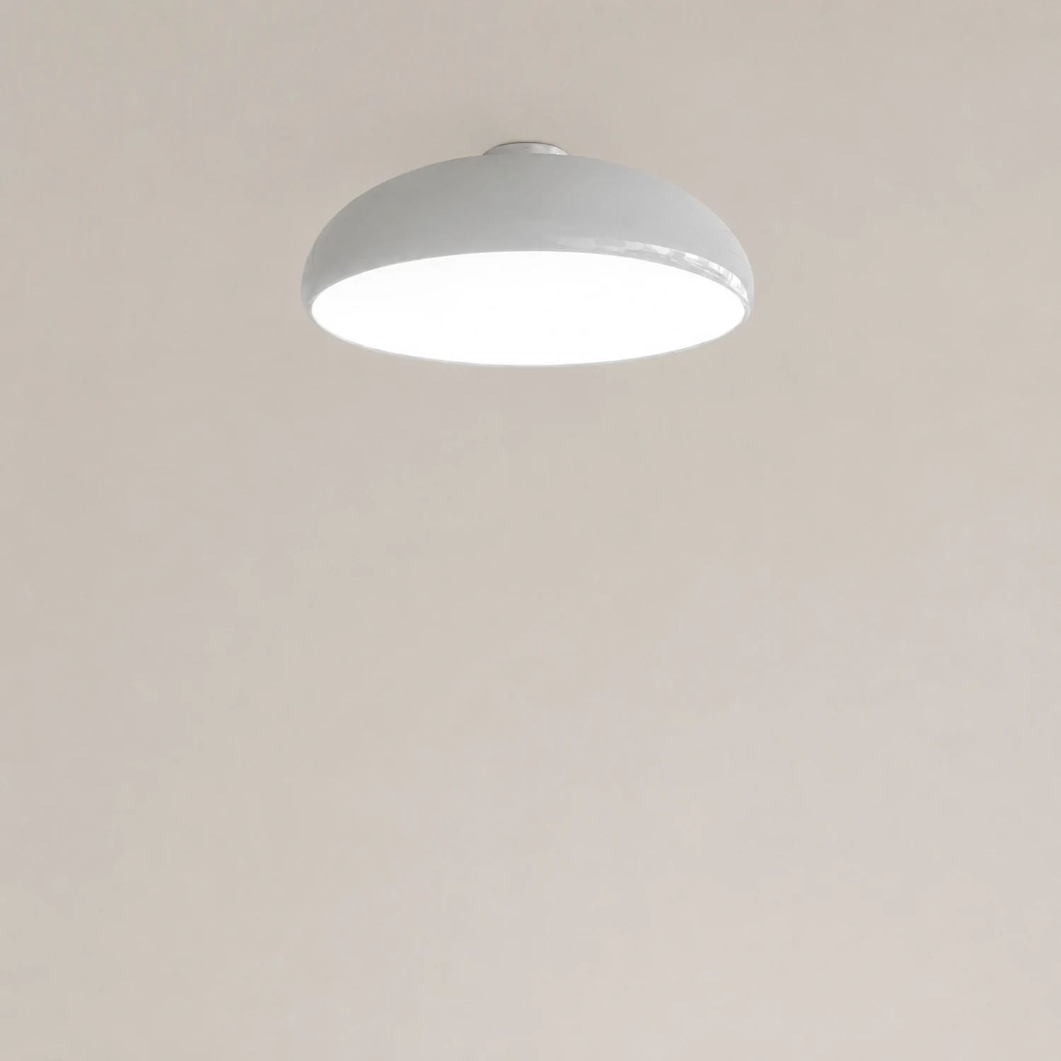 Morandi Vintage LED Ceiling Light White/Black/Red/Orange Metal Bedroom/Living Room - Lumpaz